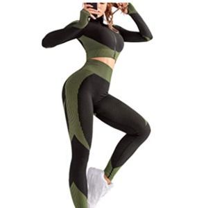 Women's 2 Piece Tracksuit Workout Set